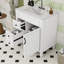 Meuble-lavabo avec lavabo en céramique, 2 tiroirs et tablette réglable-385515463