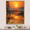 «Burgaw Sunrise Morning At The Lake I», reproduction sur toile