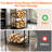 5 Pieces Firewood Rack with Gloves