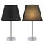 Ensemble de lampes de table argentées 15,7 po Ekemini-1422305241