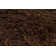 Tapis de zone brun foncé poils longs Issac