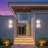Shipe 22-inch Textured White 5CCT LED Exterior Wall Sconce-15673843-15673841