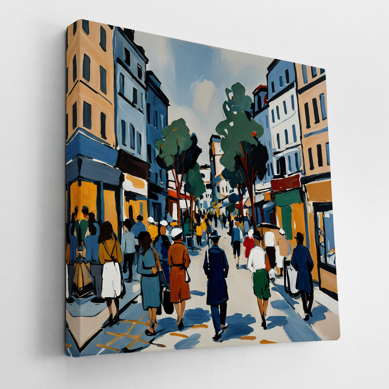 Rythme urbain I, H 54 po x l 54 po