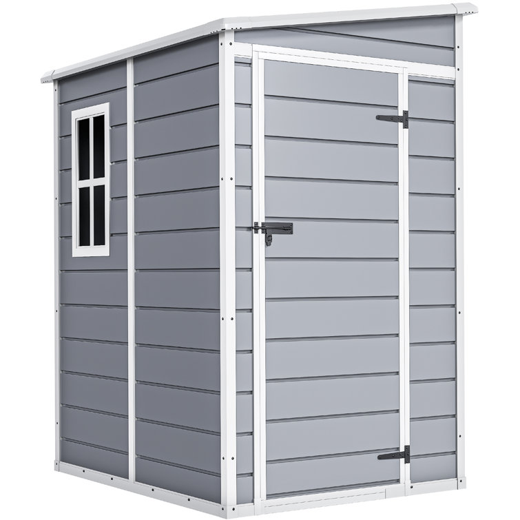 Plastic Lean-to Storage Shed