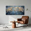 Ensemble de 1 tableau sur toile représentant un arbre floral-129279064-129279065
