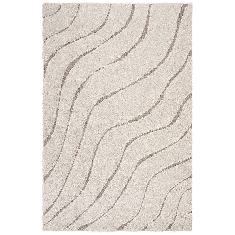 Tapis crème / beige Ashal, Rectangle 6 pi x 9 pi