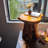 Adelie Tree Stump Natural Live Edge Stool