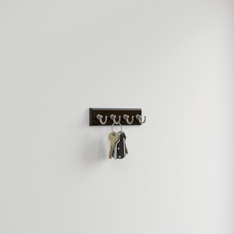 Spieler Metal Wall Organizer with Key Hooks