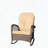 Oversized Outdoor Wicker Rocking Chair with Thick Cushions-103108420