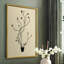 «Spring Sprig Vase II», reproduction encadrée - bois massif-1091281984