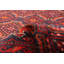 Tapis bleu marine foncé en laine noué à la main de conception unique 3 pi 3 po x 5 pi 10 po New Age