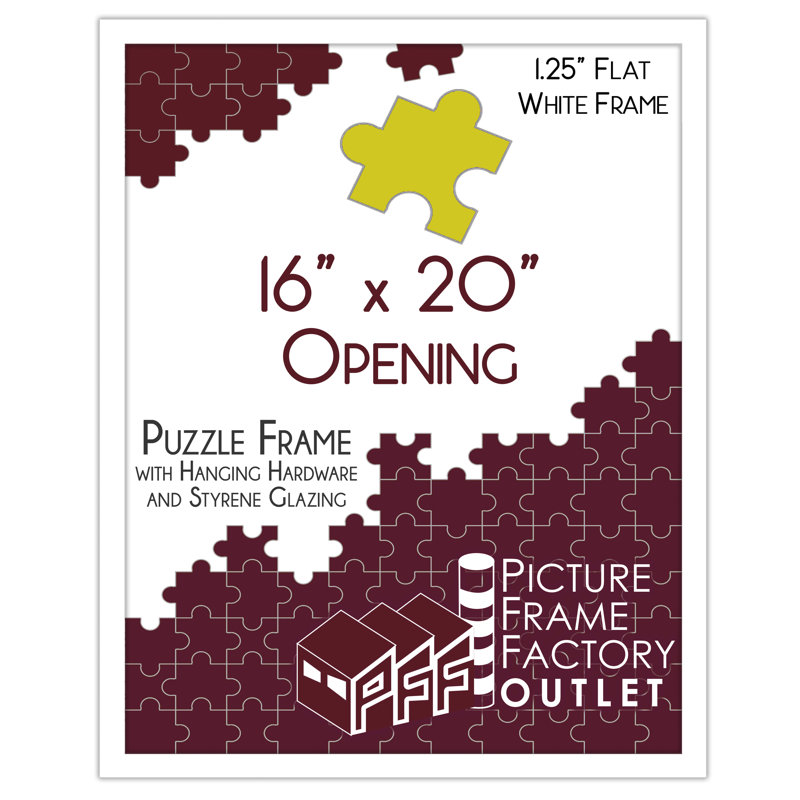 Picture Frame, White, 16" x 20"