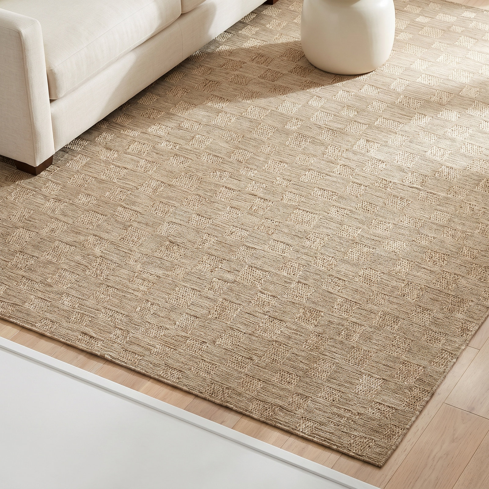 Talbot Checkered Rug, Rectangle 7'10" x 10'