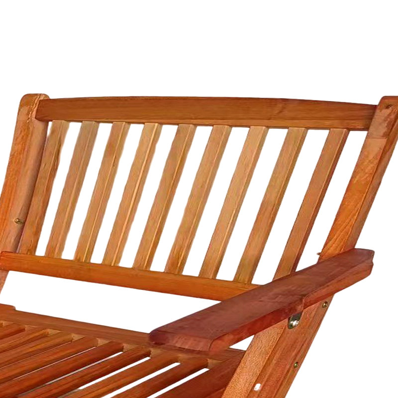 Ensemble de salle à manger pliable pour patio, 4 chaises pliantes, intérieur et extérieur universel, teck