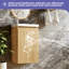 Petit meuble-lavabo mural 16 po Aditya, armoire en bois d'acacia massif avec lavabo en résine Smc blanc et porte à fermeture en douceur, design moderne