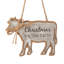 Ornement figurine pour fêtes de vache