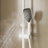 White Shower System With Digital Temperature Display & 4-Way Piano Control-123109850