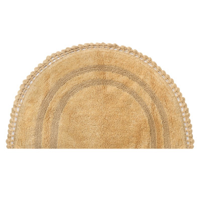 Akifumi 100% Cotton Non-Slip Bath Rug