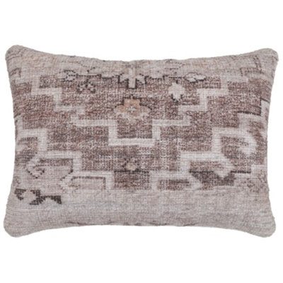 Rhea Chenille Knife Edge Textured Throw Pillow