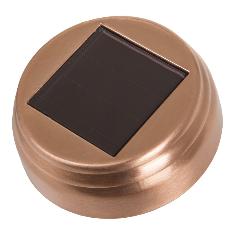 Solar Powered Integrated LED Pathway Light Pack, Copper