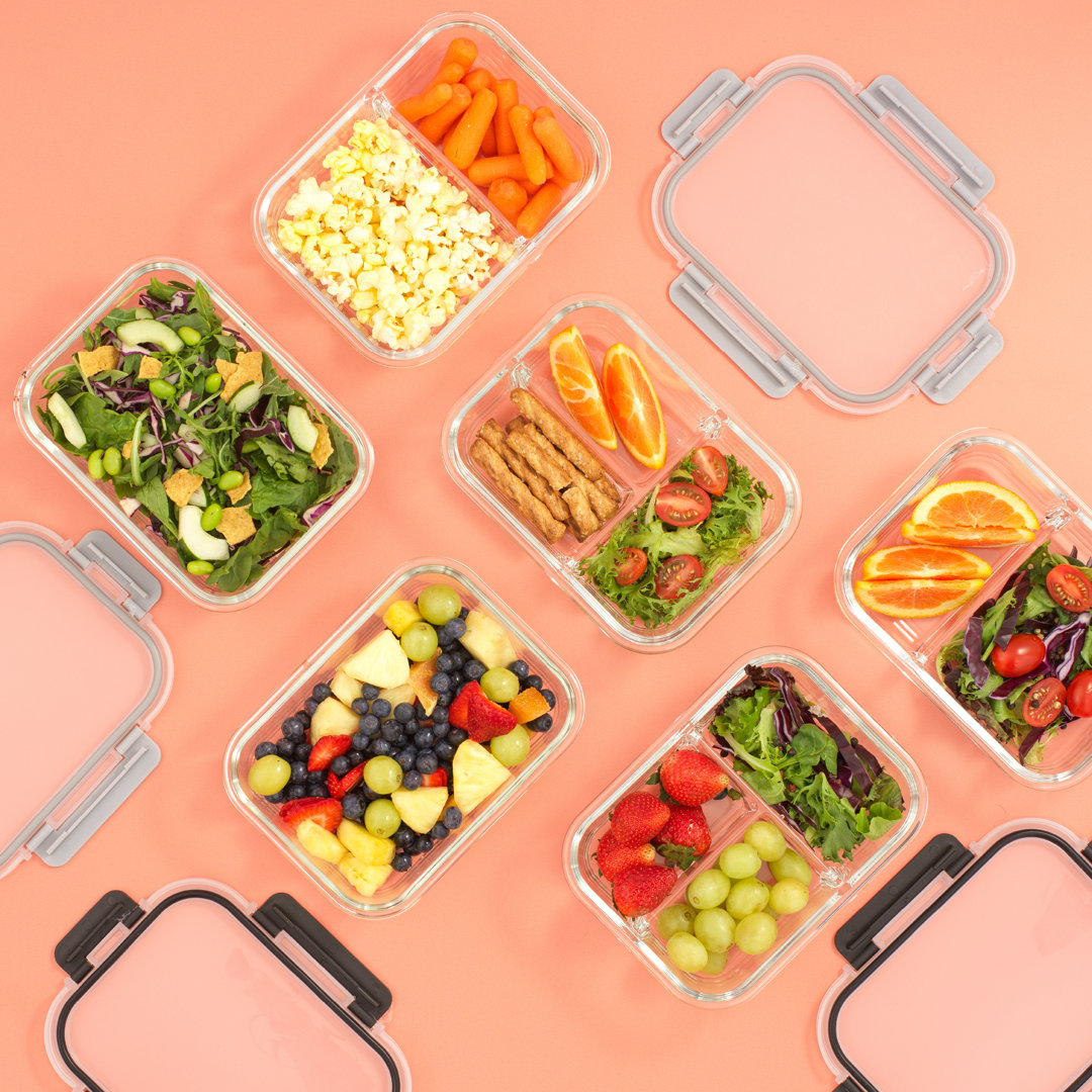 JoyJolt 10-Piece Glass Food Storage Container