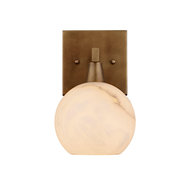 Bombelles Bath Wall Sconce, Antique Brass