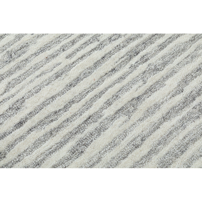 Silt Hand Tufted Area Rug, Rectangle 5' x 8'