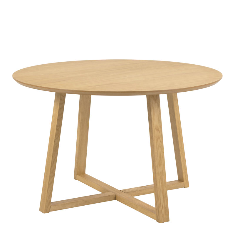 Calvino Oak Round Dining Table, Oak
