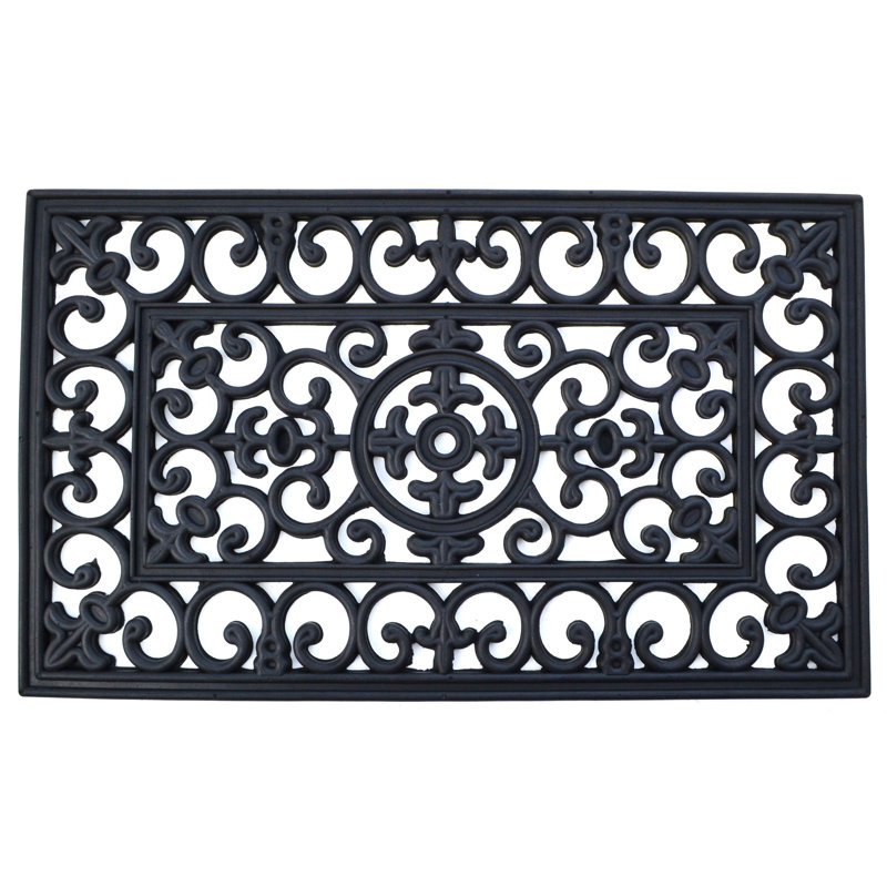 Tapis d'entrée antidérapant 18 po Needville, Rectangle 24 po x 36 po