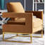 Fauteuil en velours l 33,5 po Isabel-147924724