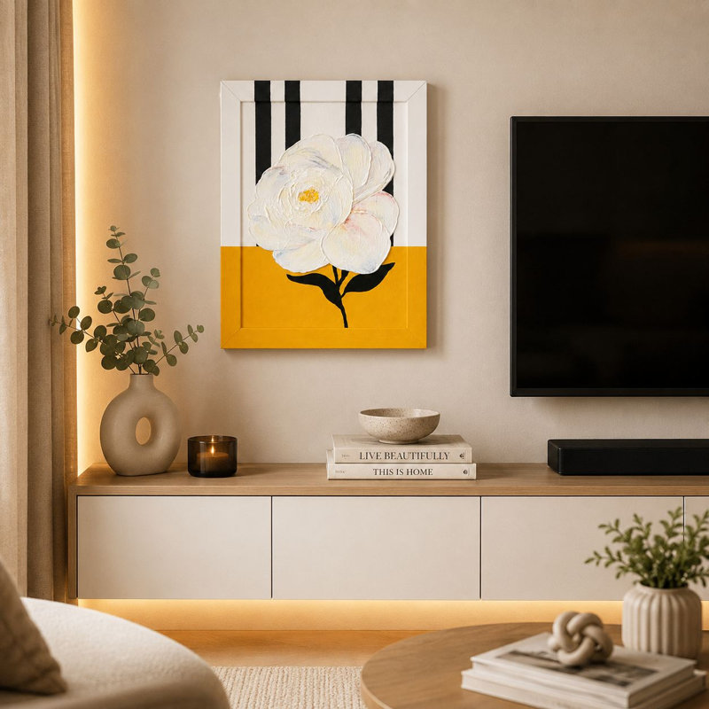 Peinture à l'huile décorative