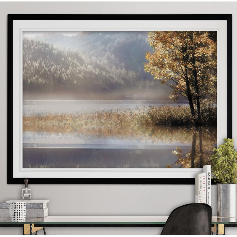 Whispers - Reproduction de cadre photo, Noir, H 30 po x l 40 po x P 1,5 po