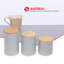 Ensemble 3 pièces de pots de rangement de cuisine-1683954935