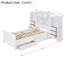 Lit plateforme en bois massif avec capacité de rangement-861616807