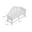 Zana Solid Wood Teak Outdoor Bench