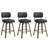 26" Swivel Upholstered Counter Stool with Walnut-Finish Bentwood Frame-114223066-114223068