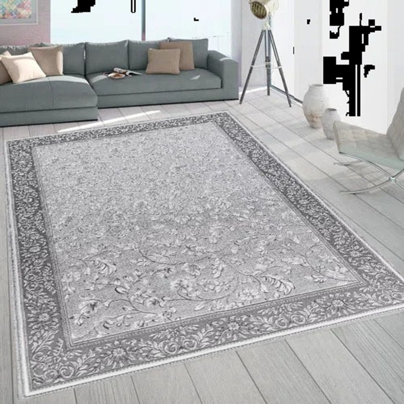 Floral Flatweave Area Rug, Rectangle 200 x 290 cm
