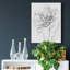 Tulipe, croquis - impression sur toile tendue-766062067