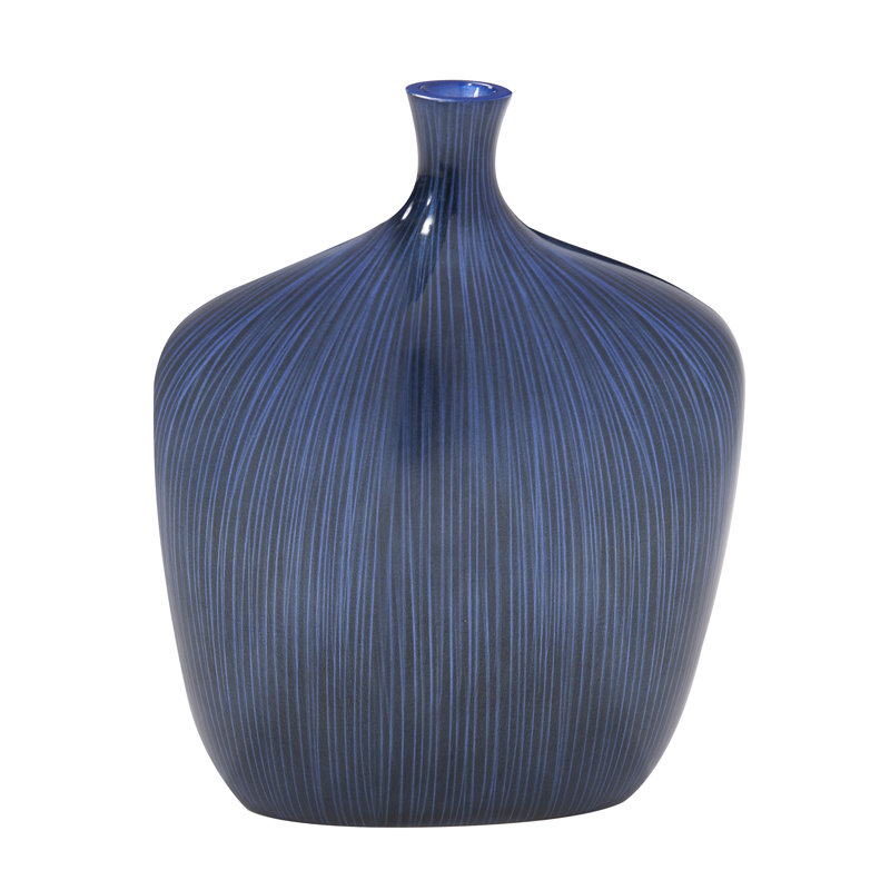 Handmade Wood Table Vase, 10" H x 8" W x 8" D