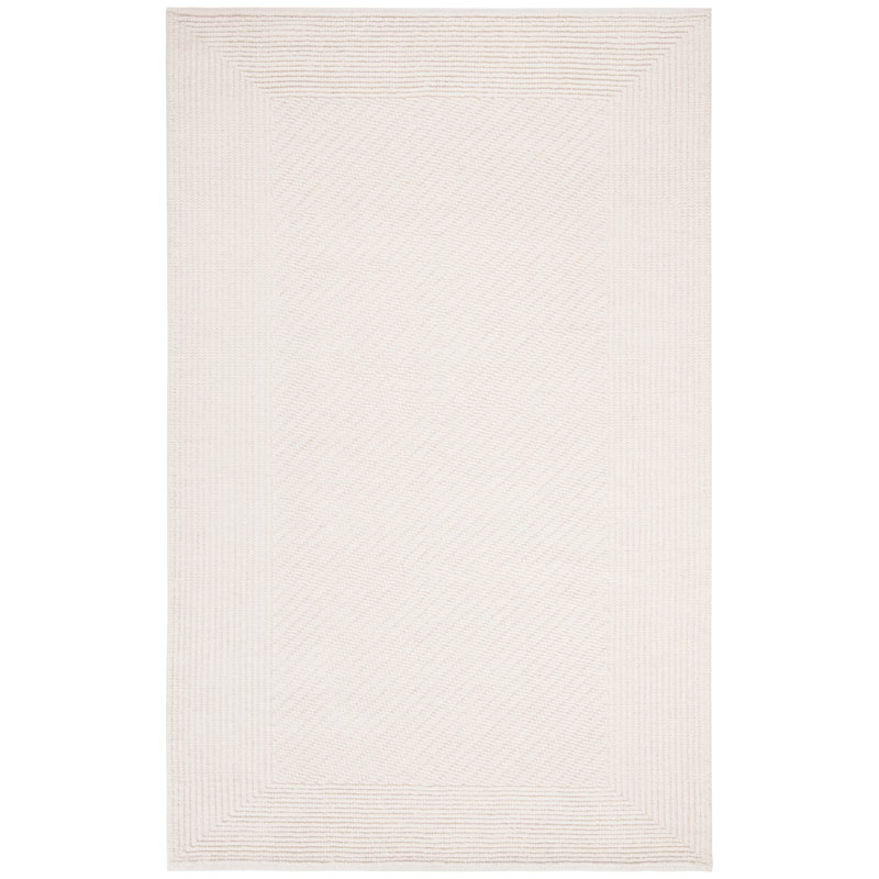 Natura Solid Color Area Rug In Ivory, Rectangle 183 x 274 cm