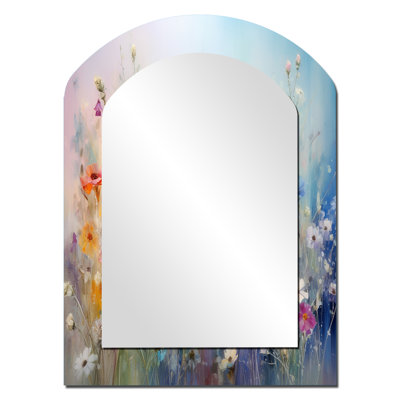 Leavens - Floral Metal Mirror