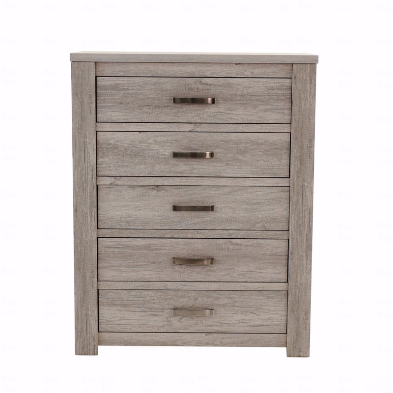Armoire de rangement à 5 tiroirs 1 chambre Rustic Simple
