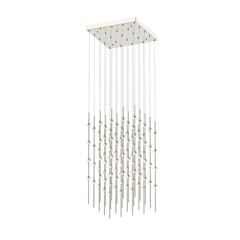 Constellation® 100 - Light LED Pendant, Clear, 2700K, Satin Nickel/Clear