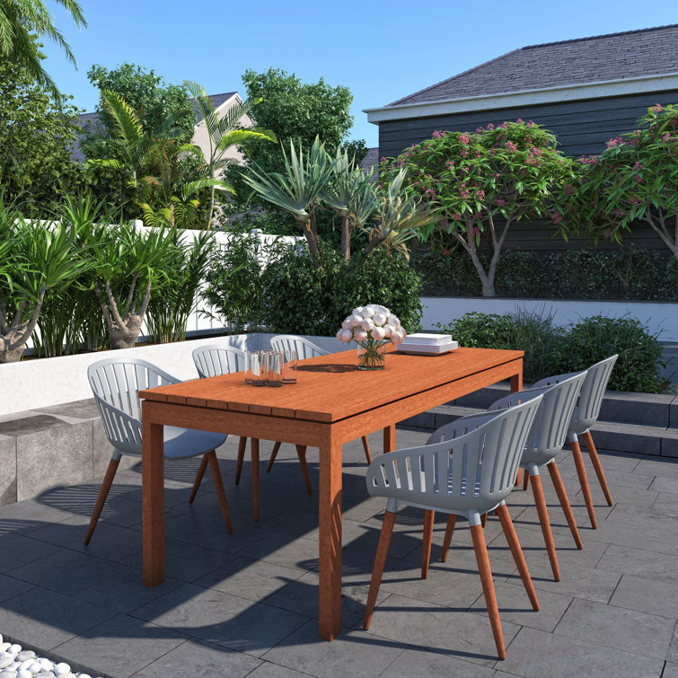 Eligio Rectangular 6 - Person 82'' Long Dining Set