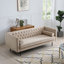 Canapé Chesterfield en velours avec coussins réversibles 79 po Dario-1707549595