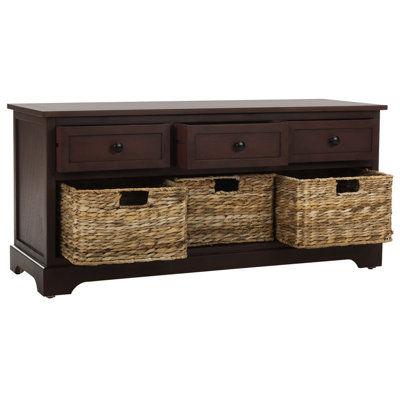 Aneiyah Wicker Storage Bench