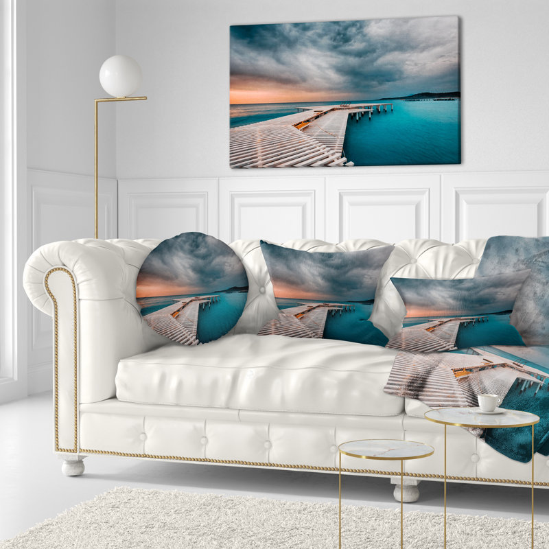Coussin lombaire "à la mer"