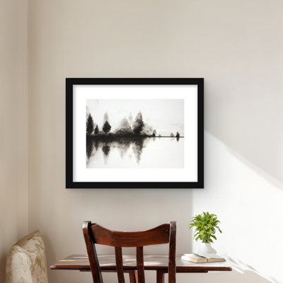 Reflection - Paysages minimaliste, impression encadrée