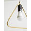 Brookhn 1 - Light Gold Bulb Pendant