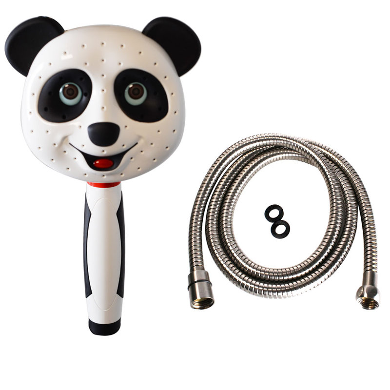 Panda Rain Handheld Shower Head, Satin Nickel